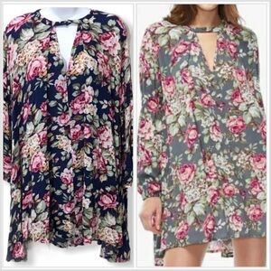 ALTAR’D State floral oversized boho dress size Xs